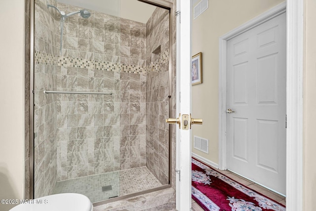 43 Bradley Beach Way, Waretown, NJ 08758 - full bath with a shower stall and tile patterned floors