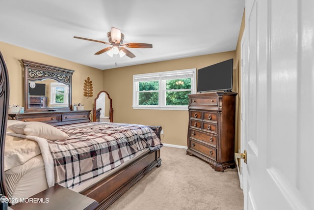 1617 Doris St, Wall, NJ 07719 - bedroom with light colored carpet and ceiling fan