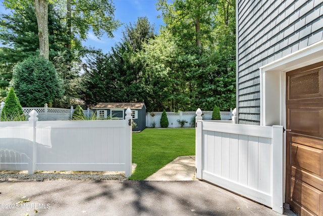 1617 Doris St, Wall, NJ 07719 - fenced backyard featuring a shed