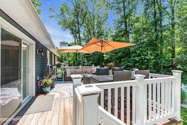 1617 Doris St, Wall, NJ 07719 - deck featuring an outdoor living space