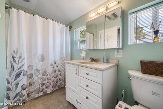 1417 Beach Blvd, Forked River, NJ 08731 - bathroom with vanity and a shower with shower curtain