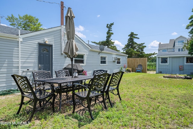 1417 Beach Blvd, Forked River, NJ 08731 - view of yard with outdoor dining space