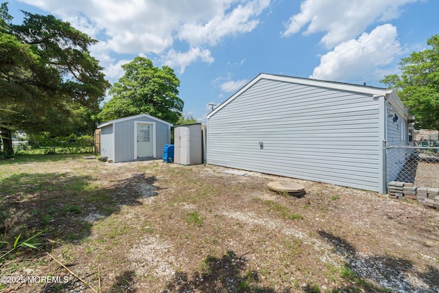 1417 Beach Blvd, Forked River, NJ 08731 - view of yard with a storage shed