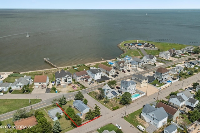 1417 Beach Blvd, Forked River, NJ 08731 - aerial view of residential area with a large body of water