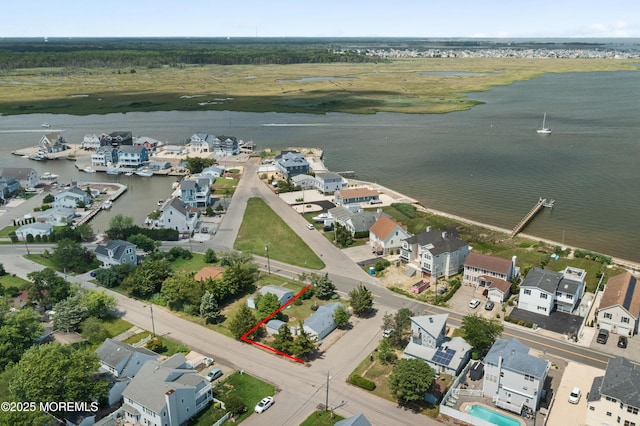 1417 Beach Blvd, Forked River, NJ 08731 - aerial view of residential area with a nearby body of water