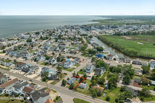 1417 Beach Blvd, Forked River, NJ 08731 - aerial view of property and surrounding area with nearby suburban area