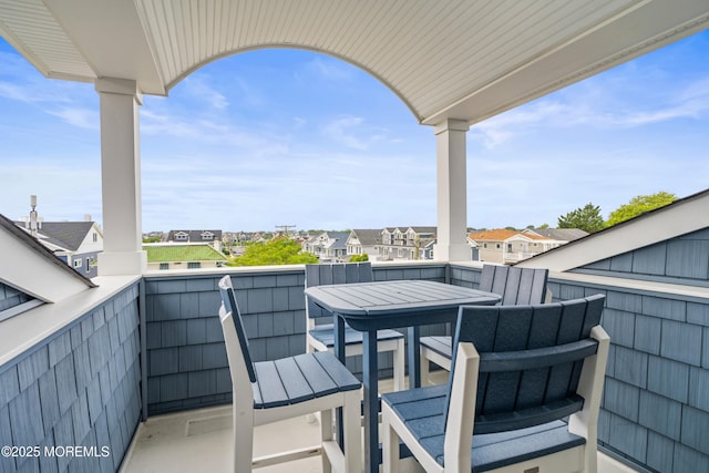 114 3rd Ave, Bradley Beach, NJ 07720 - balcony with a residential view