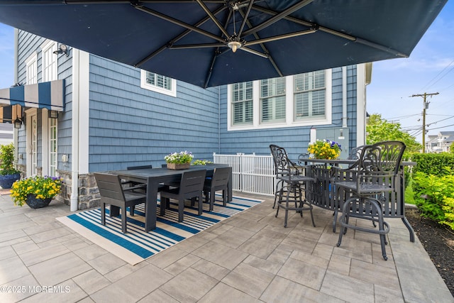 114 3rd Ave, Bradley Beach, NJ 07720 - view of patio with outdoor dining area
