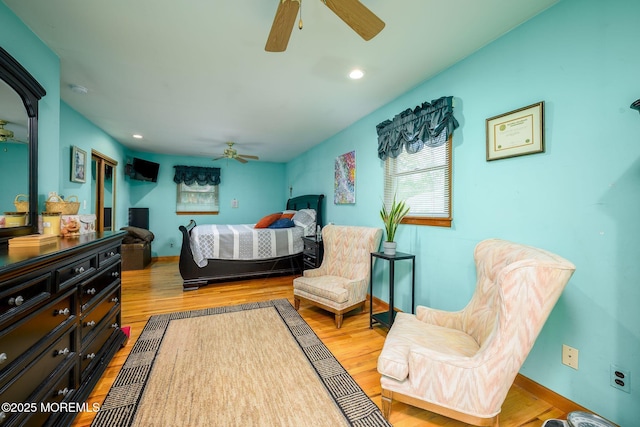 2 Darien Cir, Howell, NJ 07731 - bedroom featuring wood finished floors, ceiling fan, and recessed lighting