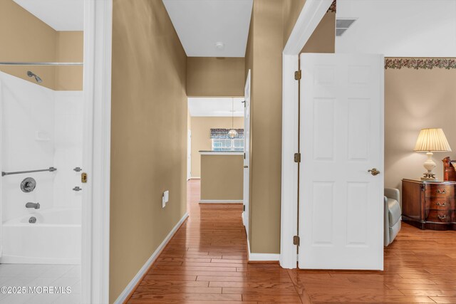 12 Drayton Rd, Manchester, NJ 08759 - corridor with hardwood / wood-style flooring