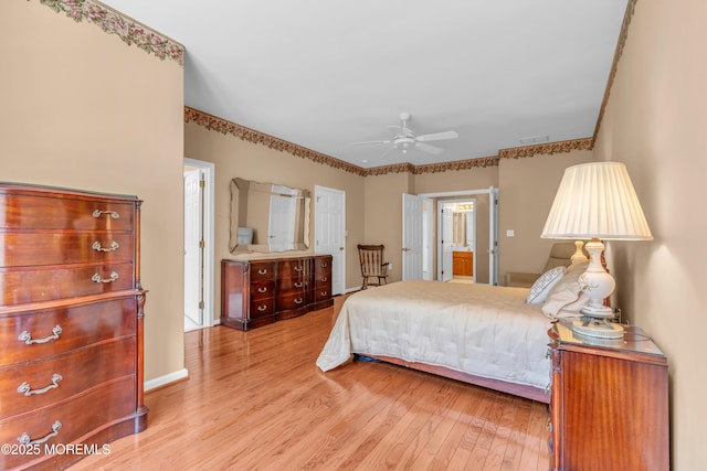 12 Drayton Rd, Manchester, NJ 08759 - bedroom featuring wood finished floors and a ceiling fan