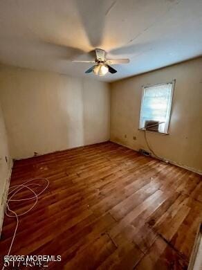 80 Seeley Ave, Keansburg, NJ 07734 - unfurnished room with ceiling fan and wood finished floors