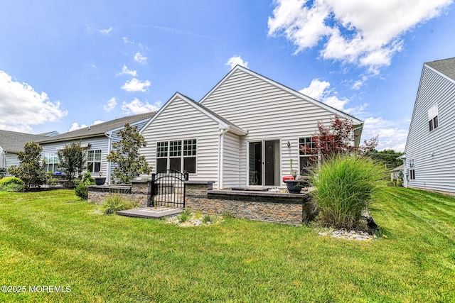 14 Festival Ct, Howell, NJ 07731 - rear view of property with a yard