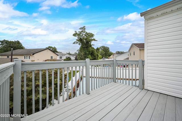 3 Dublin Ln, Hazlet, NJ 07730 - wooden deck with a residential view