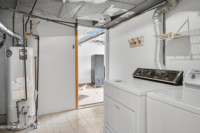 3 Dublin Ln, Hazlet, NJ 07730 - laundry area with gas water heater and washing machine and dryer