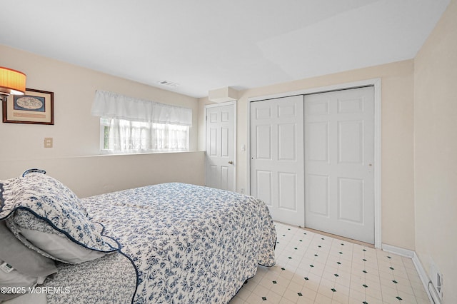 3 Dublin Ln, Hazlet, NJ 07730 - bedroom featuring a closet and baseboards