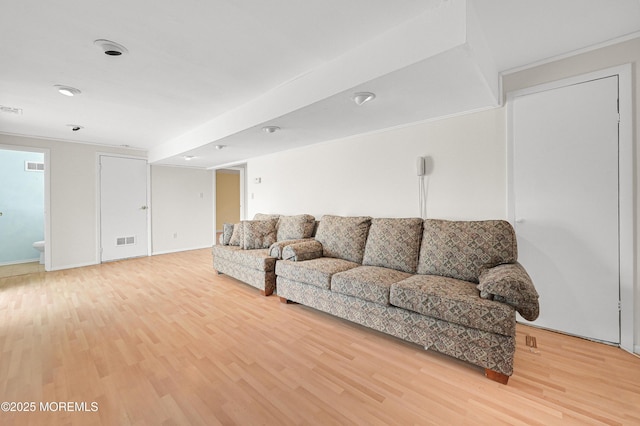 3 Dublin Ln, Hazlet, NJ 07730 - living room featuring wood finished floors and baseboards