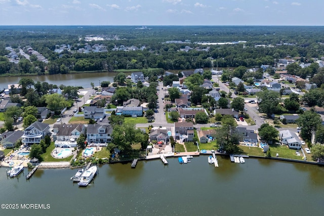 52 Kettle Creek Dr, Brick, NJ 08723 - aerial perspective of suburban area with a nearby body of water