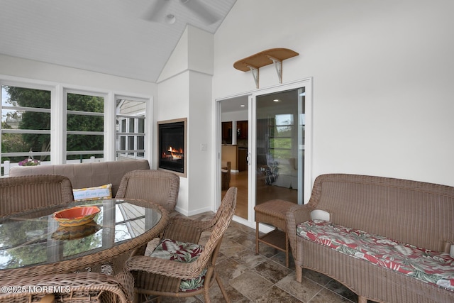 52 Kettle Creek Dr, Brick, NJ 08723 - sunroom with lofted ceiling