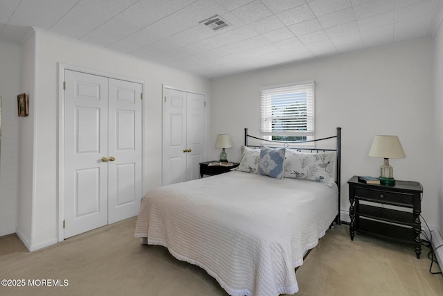 52 Kettle Creek Dr, Brick, NJ 08723 - bedroom featuring light carpet and crown molding