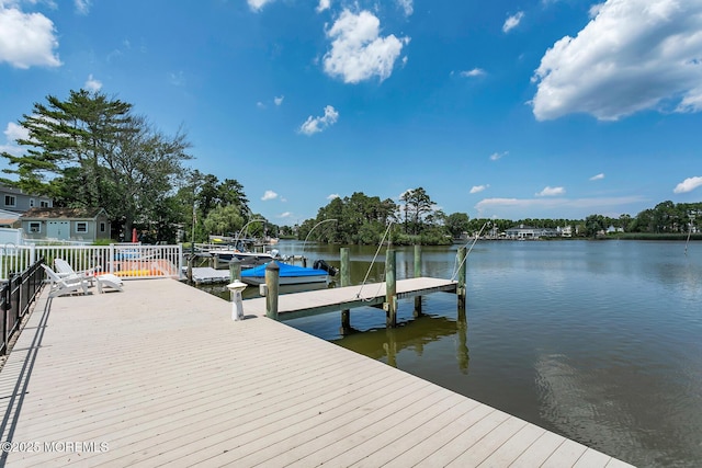 52 Kettle Creek Dr, Brick, NJ 08723 - dock with a water view