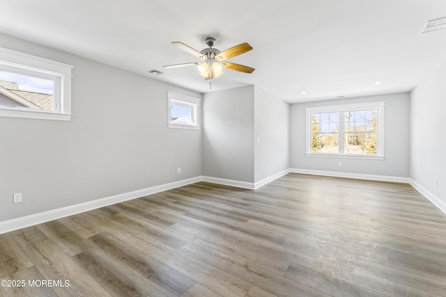 837 Naryshkin Way, Toms River, NJ 08753 - spare room featuring wood finished floors and a ceiling fan