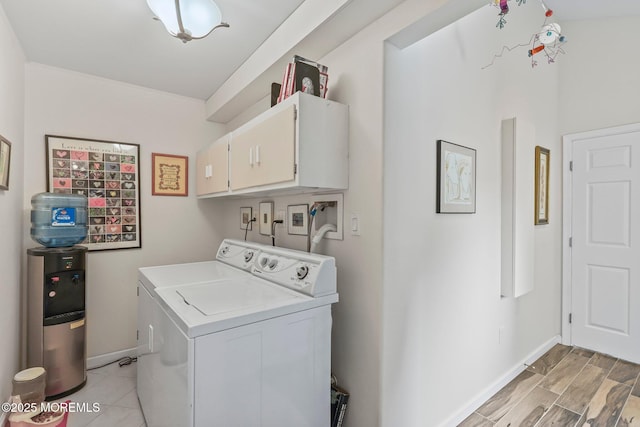 58 Old Bridge Dr, Howell, NJ 07731 - laundry room featuring cabinet space and separate washer and dryer