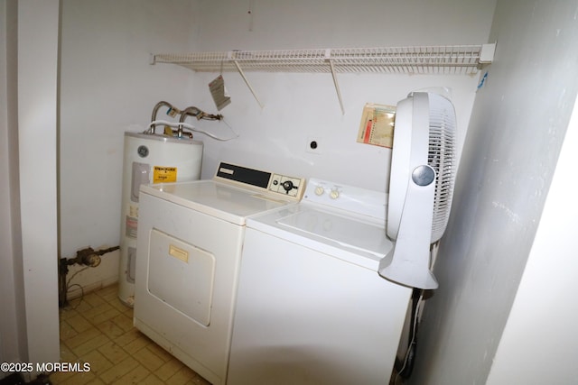120 Lexington Dr, Little Egg Harbor, NJ 08087 - washroom with washing machine and clothes dryer and water heater