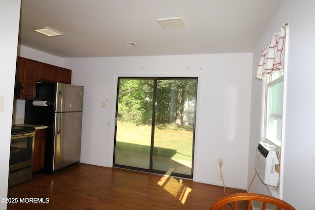 120 Lexington Dr, Little Egg Harbor, NJ 08087 - kitchen featuring stainless steel appliances, dark wood-type flooring, and ventilation hood
