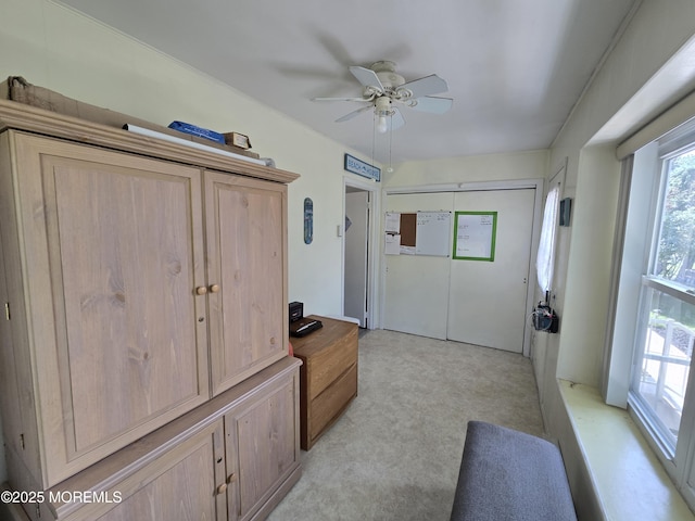 5 Potomac Ln Unit D, Whiting, NJ 08759 - unfurnished bedroom with light carpet, a ceiling fan, and a closet