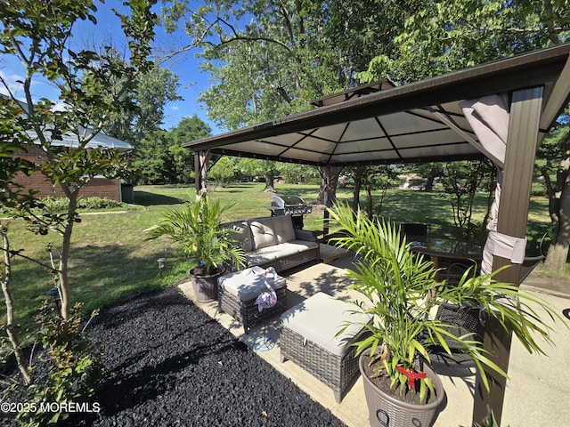 5 Potomac Ln Unit D, Whiting, NJ 08759 - view of patio / terrace with a gazebo and a grill
