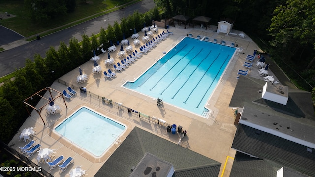 20 Kenwood Ln, Old Bridge, NJ 08857 - community pool featuring a patio