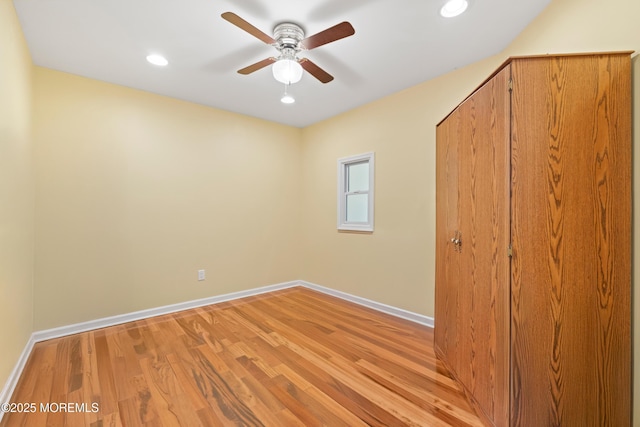 7 Warbler Rd, Marlboro, NJ 07746 - unfurnished bedroom featuring light wood finished floors, recessed lighting, and ceiling fan