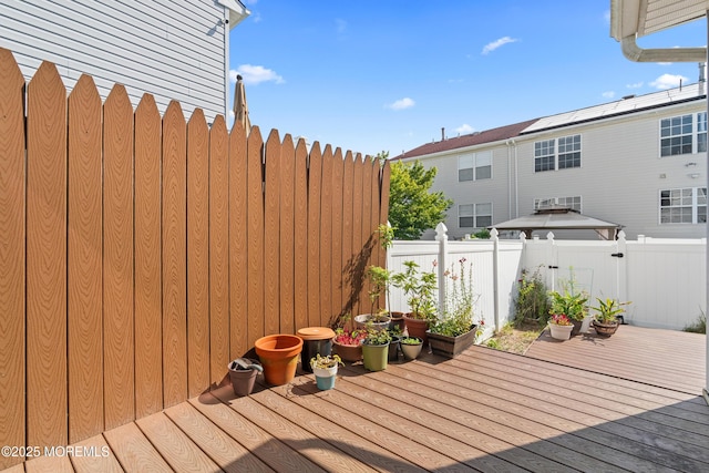 7 Warbler Rd, Marlboro, NJ 07746 - wooden terrace featuring a fenced backyard