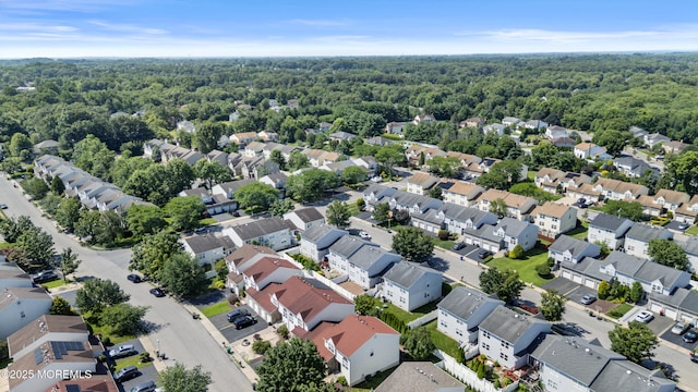 7 Warbler Rd, Marlboro, NJ 07746 - aerial perspective of suburban area featuring a heavily wooded area