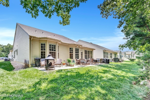 43 Westport Dr, Barnegat, NJ 08005 - rear view of property featuring a patio and a yard