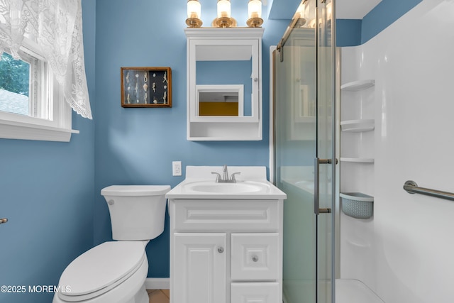 833 Lincoln St, Red Bank, NJ 07701 - bathroom featuring vanity and an enclosed shower