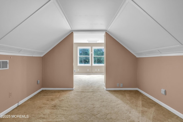 833 Lincoln St, Red Bank, NJ 07701 - additional living space featuring carpet floors and vaulted ceiling