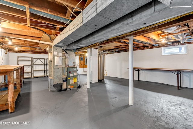 833 Lincoln St, Red Bank, NJ 07701 - below grade area featuring heating unit