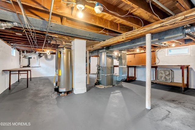 833 Lincoln St, Red Bank, NJ 07701 - basement with water heater and heating unit