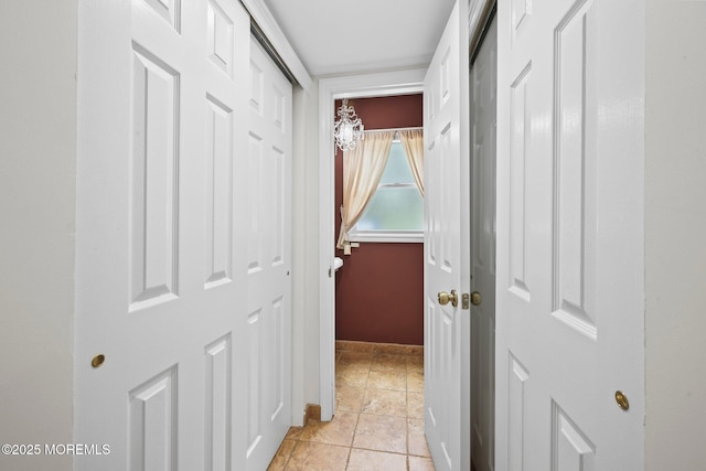 3 Sudbury Rd, Morganville, NJ 07751 - hallway featuring light tile patterned flooring and baseboards
