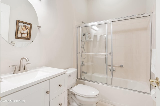 1 Silverspring Dr, Lakewood, NJ 08701 - bathroom featuring vanity and combined bath / shower with glass door