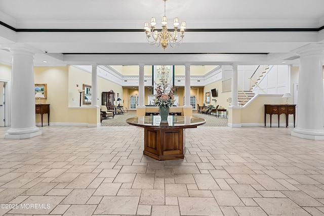 1 Silverspring Dr, Lakewood, NJ 08701 - lobby featuring crown molding and recessed lighting