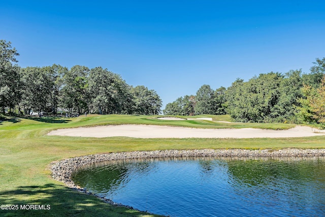 1 Silverspring Dr, Lakewood, NJ 08701 - view of community featuring view of golf course, a lawn, view of wooded area, and a water view