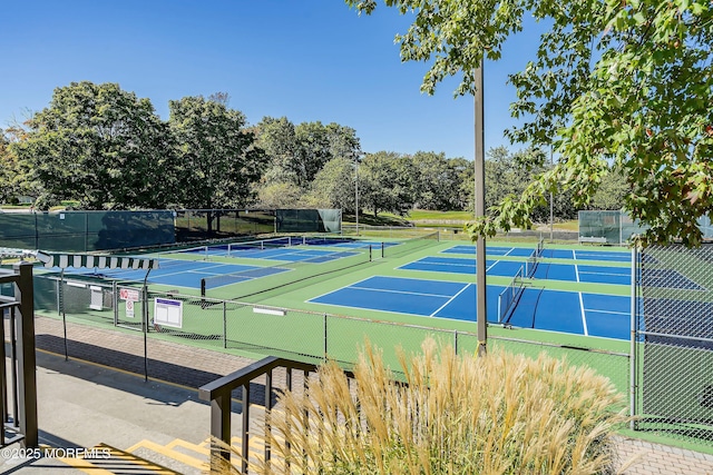 1 Silverspring Dr, Lakewood, NJ 08701 - view of tennis court with community basketball court