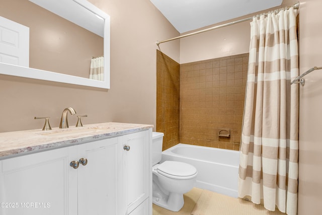18 Remington Dr Unit 5, Freehold, NJ 07728 - bathroom with vanity, shower / tub combo, and tile patterned floors