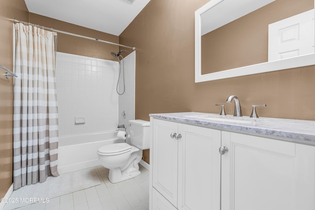 18 Remington Dr Unit 5, Freehold, NJ 07728 - bathroom featuring tile patterned floors, vanity, and shower / bath combo