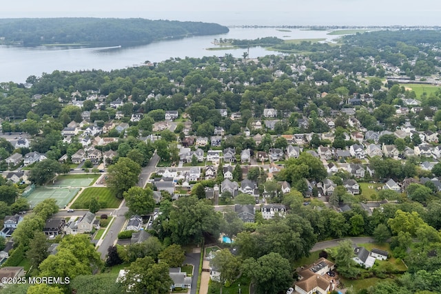 29 Allen St, Rumson, NJ 07760 - aerial view of residential area featuring a large body of water