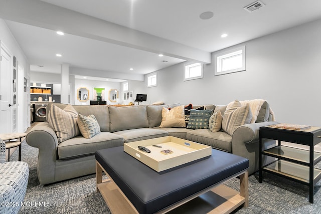 29 Allen St, Rumson, NJ 07760 - living room featuring recessed lighting