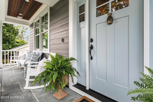 29 Allen St, Rumson, NJ 07760 - view of exterior entry featuring a porch